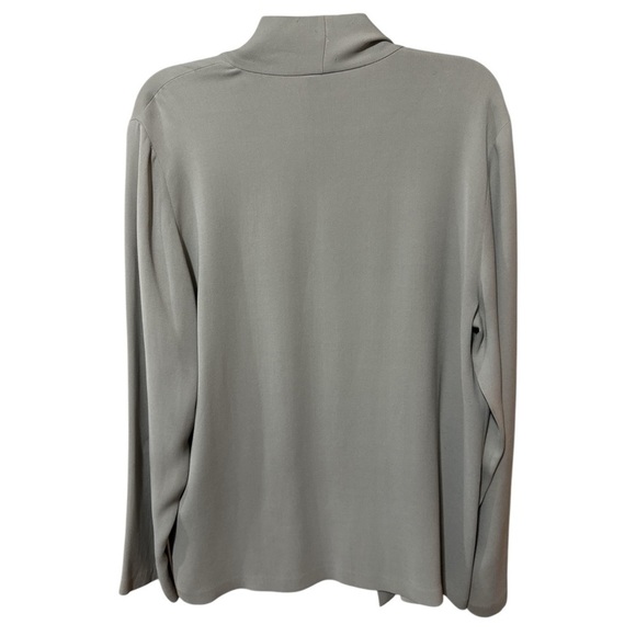 EUC - Eileen Fisher Silk Cardigan - Taupe Size L - Picture 4 of 4